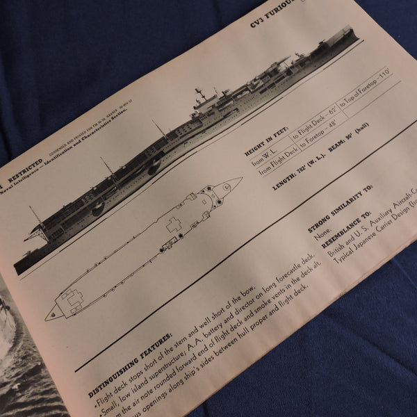 Recognition Manual, Naval Vessels, FM 30-50, 1943
