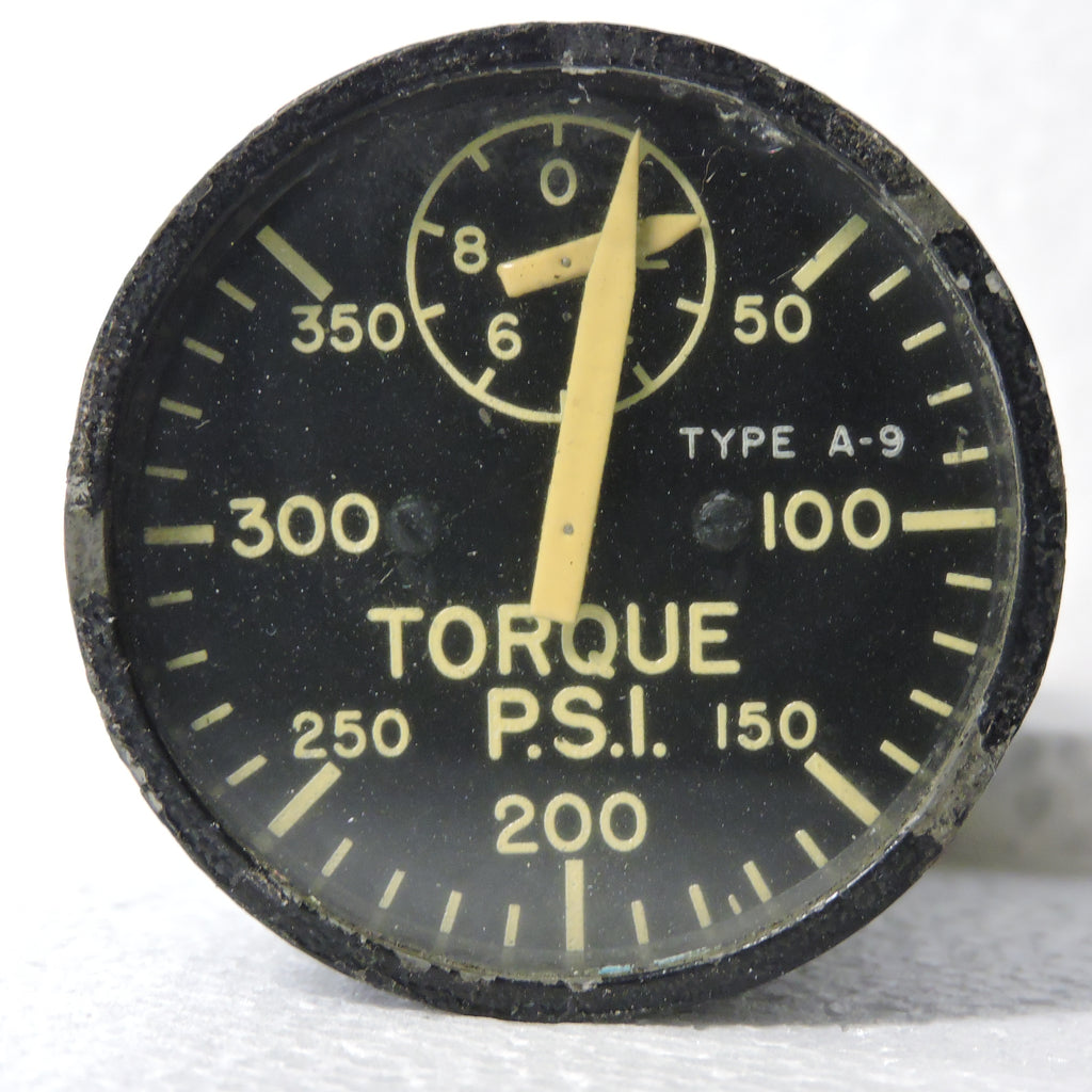 Torque Pressure Indicator US Gauge Type A-9 A-1H Skyraider, C-130 Hercules
