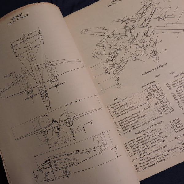 B-25G Mitchell Bomber Erection and Maintenance Manual TO No 01-60GC-2
