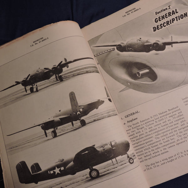 B-25G Mitchell Bomber Erection and Maintenance Manual TO No 01-60GC-2