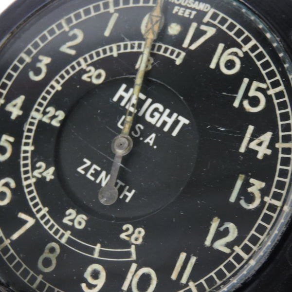 Altimeter, Simple, 28,000 FT., Zenith WWI and/or Post WWI
