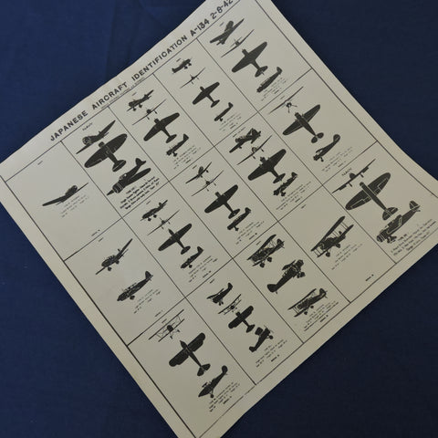 Recognition Card, Japanese Aircraft, 1942, A-134