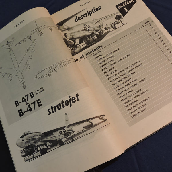 B-47B & E Stratojet Bomber Flight Manual 1954