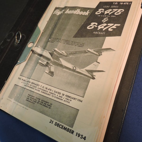 B-47B & E Stratojet Bomber Flight Manual 1954