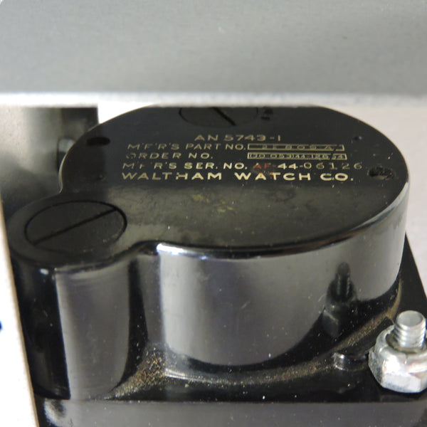 Aircraft Clock, 8-day, Type A-11 AN-5743-1 with Stand