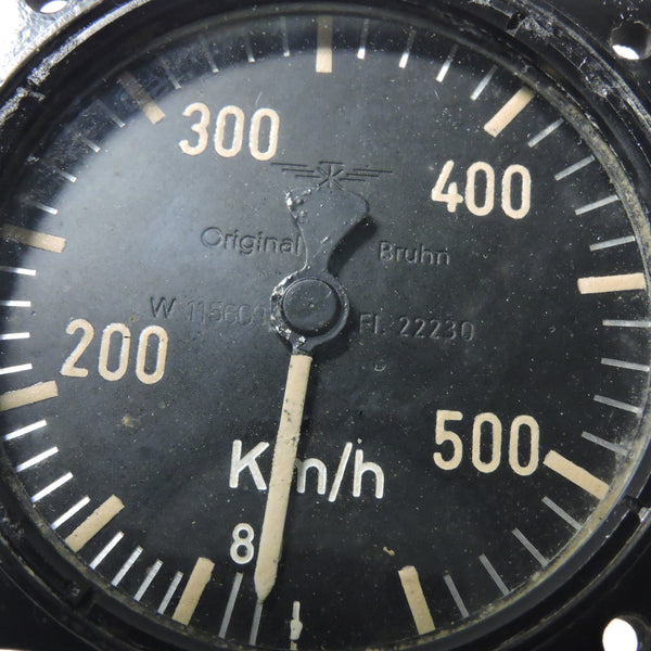 Airspeed Indicator, 550 km/h, Luftwaffe Fahrtmesser Fl.22230