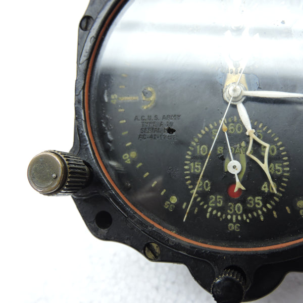 Aircraft Clock, Type A-10, LeCoultre Chronoflite