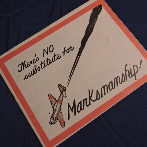 There's NO Substitute for Marksmanship! Training Booklet, US Navy 1942
