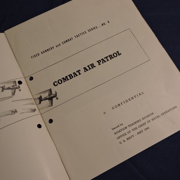 Combat Air Patrol, Training Booklet, US Navy 1944