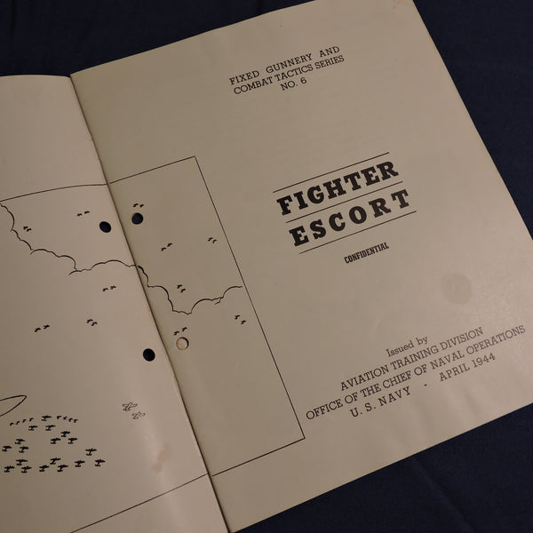 Fighter Escort, Training Booklet, US Navy 1944