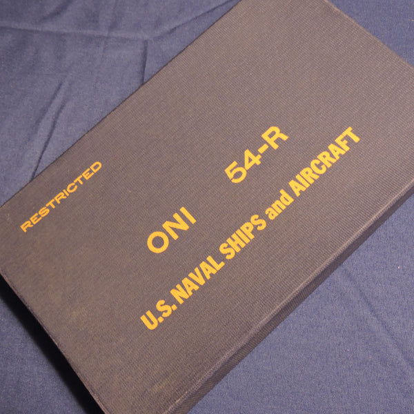 Recognition Manuals, 3 Sets, Office of Naval Intel, ONI 41-42, 54-R, and 202