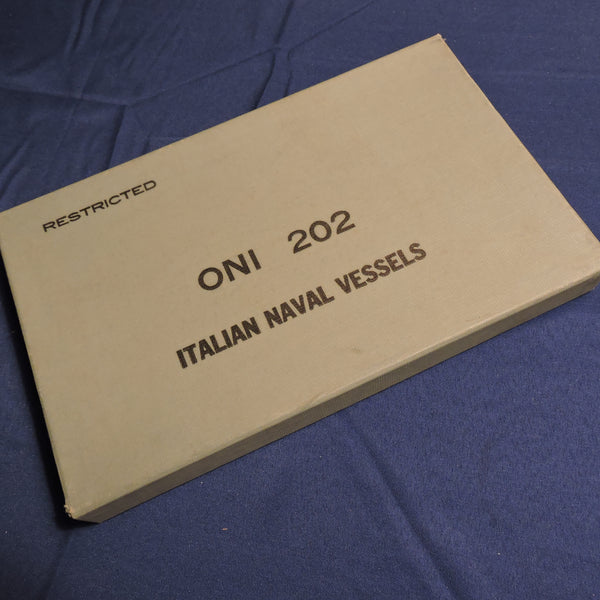 Recognition Manuals, 3 Sets, Office of Naval Intel, ONI 41-42, 54-R, and 202