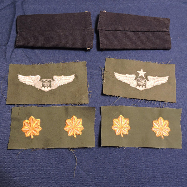 US Air Force Embroidered Rank Insignia and Epaulets