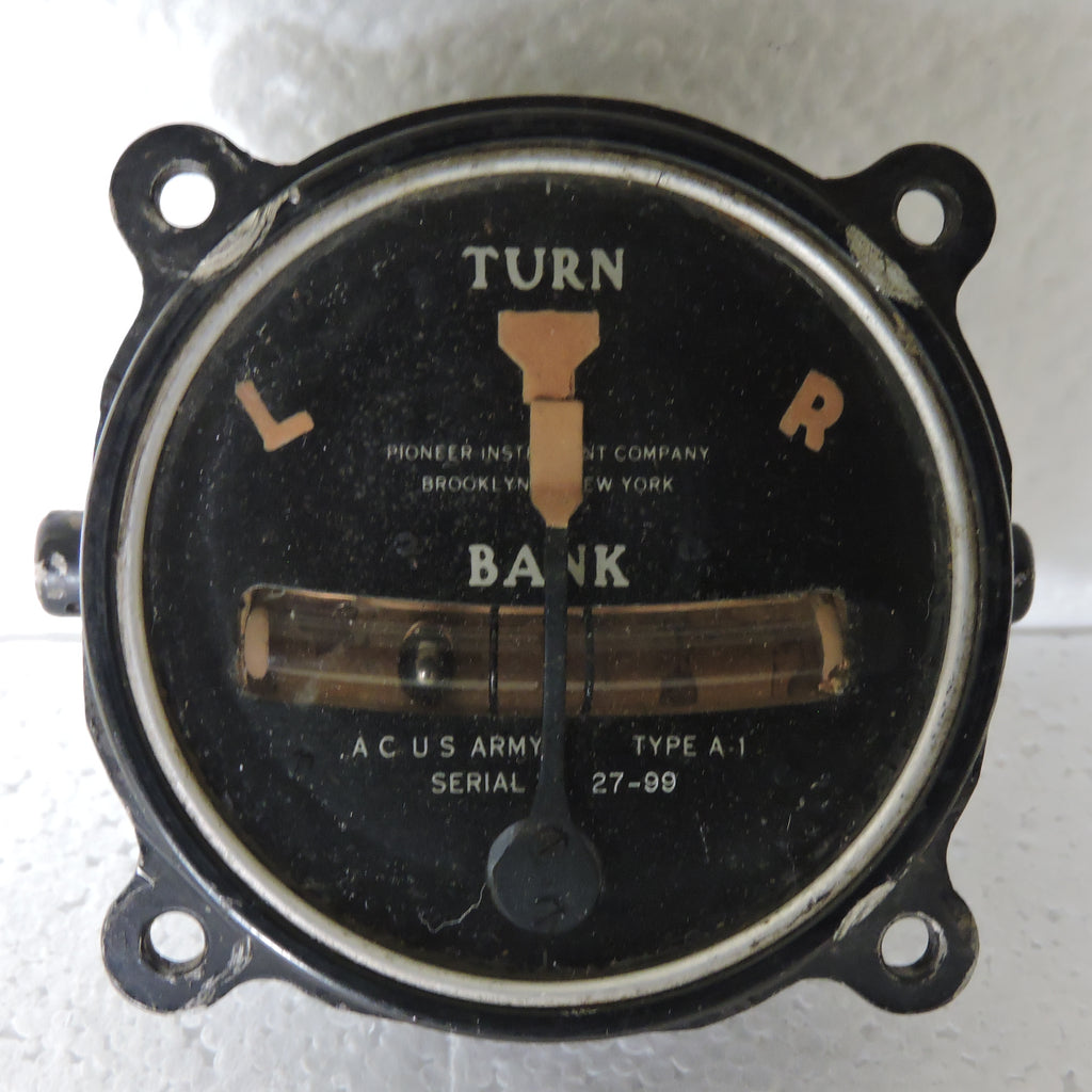 Turn and Bank Indicator (Face only), Type A-1 Pre-WWII