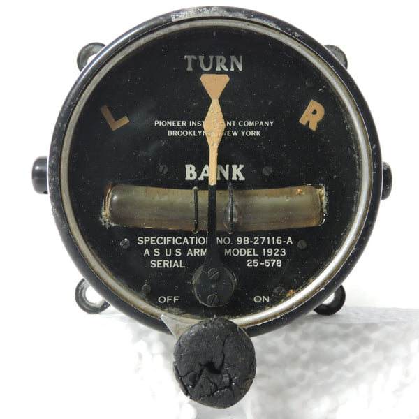 Turn and Bank, Pre-WWII, Model 1923, Air Service US Army