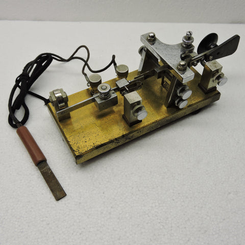 Telegraph Key, Vintage 1930's, Custom-Made, Vibroflex Components