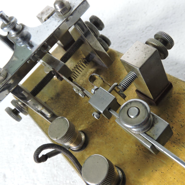 Telegraph Key, Vintage 1930's, Custom-Made, Vibroflex Components