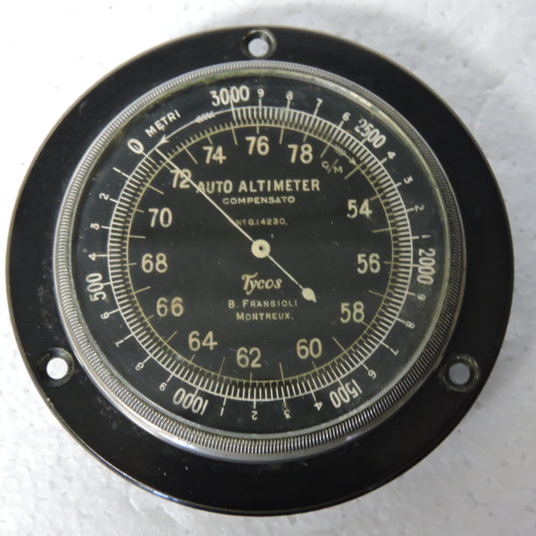 Altimeter, Automobile, 1920-30's-era
