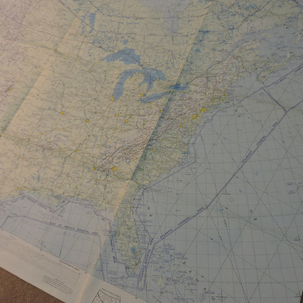 Global Navigation and Planning Chart GNC-2 North America Ed 9 1980