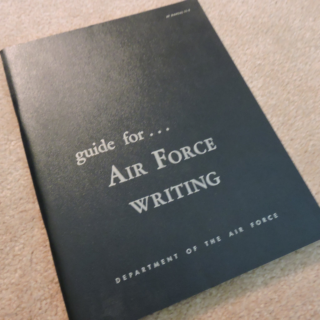 Guide for Air Force Writing AF Manual 11-3 1953