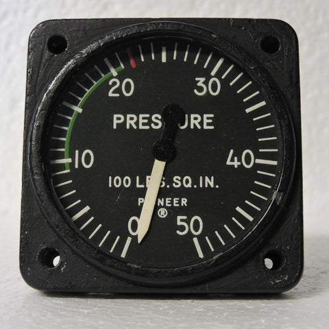 Pressure Gauge, 50PSI, Type 24100-45C-21-A1
