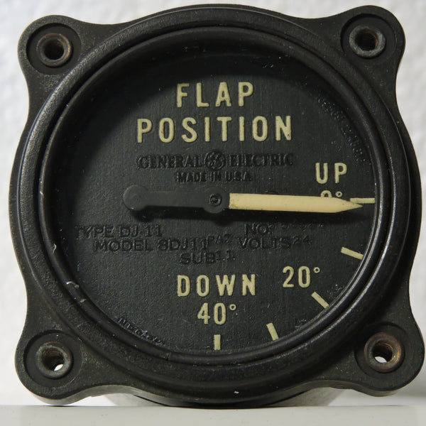Flap Position Indicator B-24 Liberator, PB4Y Privateer, WWII GE DJ11