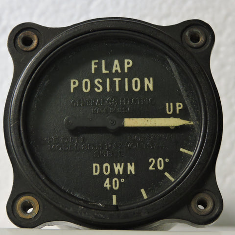 Flap Position Indicator B-24 Liberator, PB4Y Privateer, WWII GE DJ11