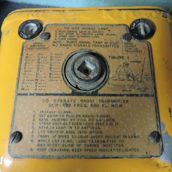 Funksender BC-778-D, Gibson Girl, von SCR-578-A Sea Rescue Set