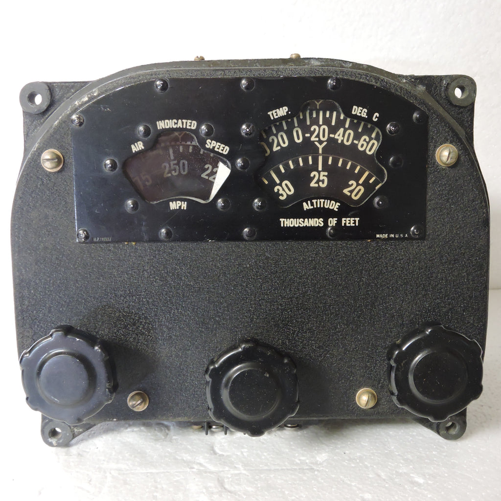 Altitude and Airspeed Handset, Gunnery System B-29 Superfortress B-36 Peacemaker