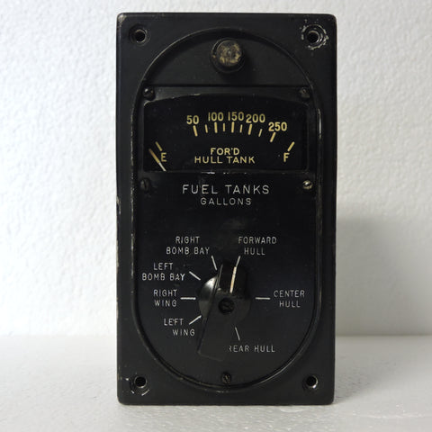 Fuel Quantity Indicator, Martin PBM-5 Mariner USN Patrol Bomber