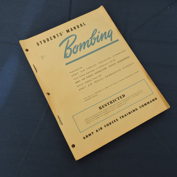 Bombing - Students' Manual, US Army Air Force Training Command WWII