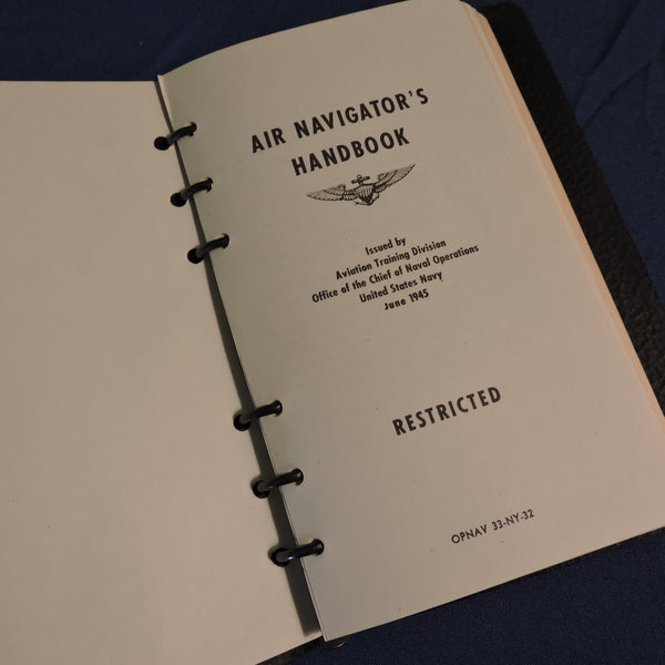 Air Navigator's Handbook, US Navy June 1945