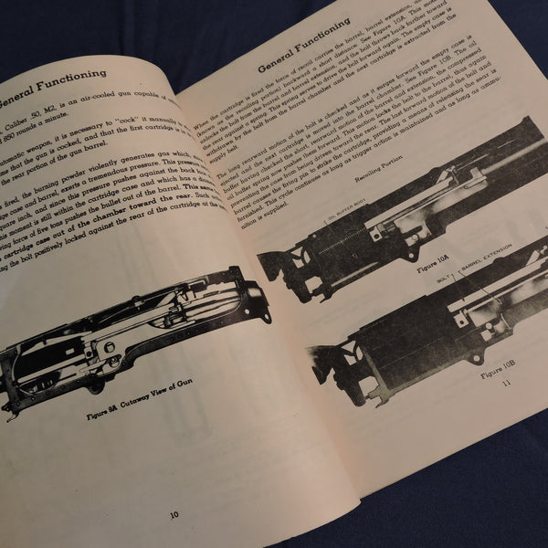Training Manual, 50 Caliber M2 Aircraft Machine Gun