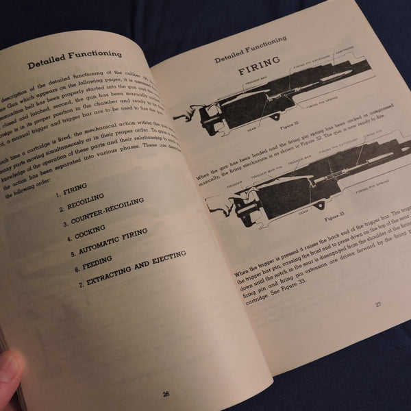 Training Manual, 50 Caliber M2 Aircraft Machine Gun
