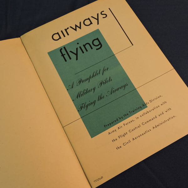 USAAF Airways Flying: Ein Handbuch für Militärpiloten, WWII-Ära