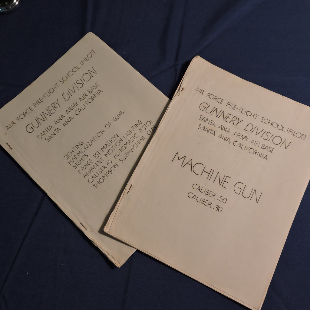 Aviation Gunnery Booklets: Machine Guns and Related Subjects USAAF WWII