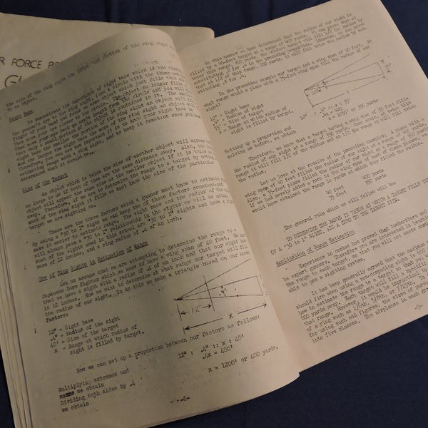 Aviation Gunnery Booklets: Maschinengewehre und verwandte Themen USAAF WWII