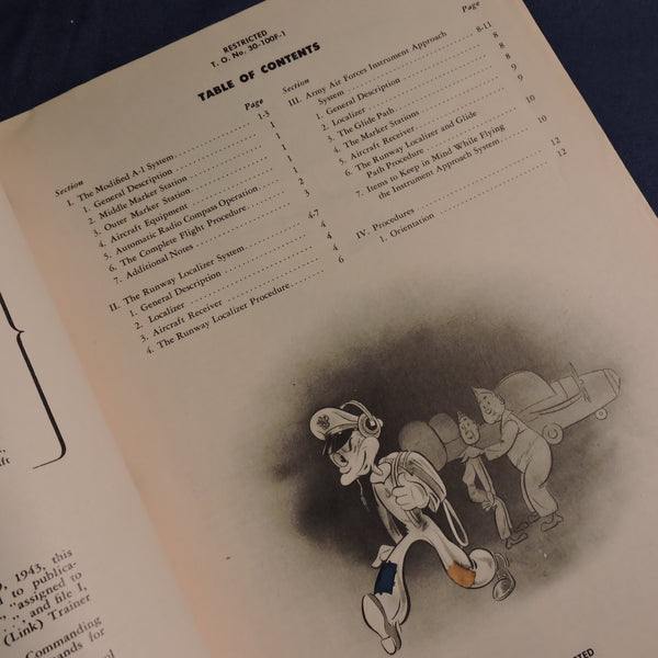 Handbücher für den Instrumentenflug, 2er-Set, Balken- und Instrumentenanflugsystem 1943