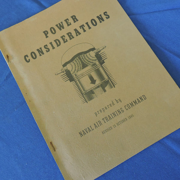 Power Considerations, Naval Air Training Command, Oct 1945