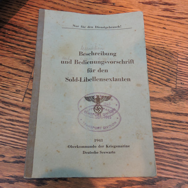 Deutsche Kriegsmarine Sold-Libellensextant 1941 (SEXT14)