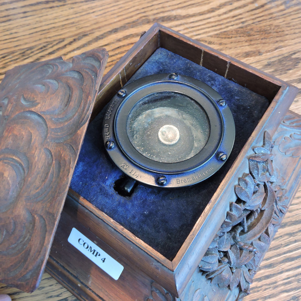 Compass, Recovered from 1915 Wreck of German Zeppelin L-15 (COMP04)