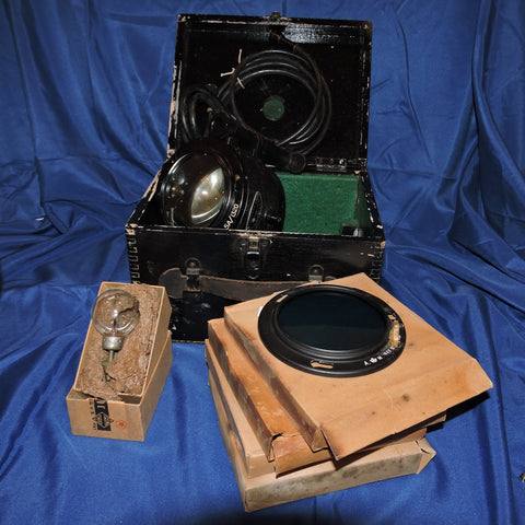 Aldis Signal/Spot Light Kit and Lenses Ref No 5A/823 RCAF 1940-43