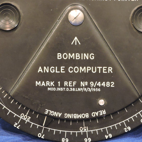 Bombing Angle Computer Mk 1 Ref 9/4482 RAF 1956