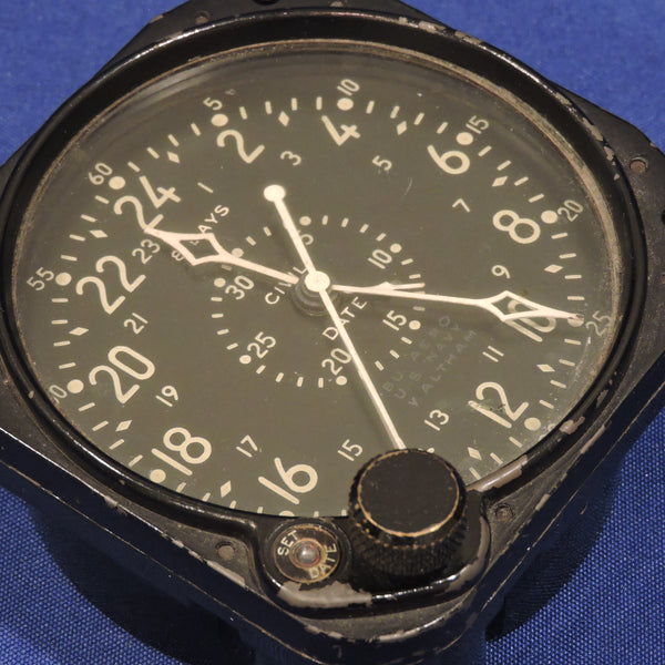 Flugzeuguhr, 8-Tage-Zivildatumsanzeige Aeronaval (CDIA) WWII