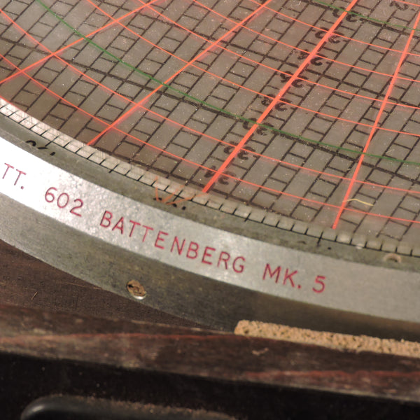 Battenberg Course Indicator Mk 5 in Wood Case