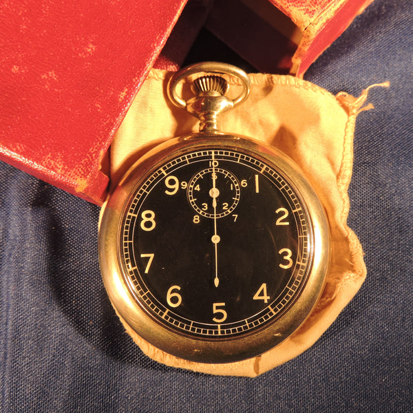 Stopwatch, Type A-8, Navigation Watch for Ground Speed 1941 "Jitterbug" w Box