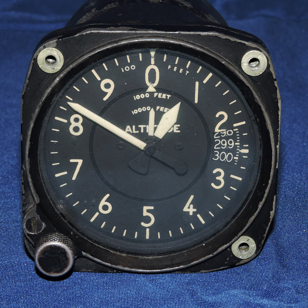 Altimeter, Sensitive, Type C-12, 50,000 ft, US Army Air Force WWII ...