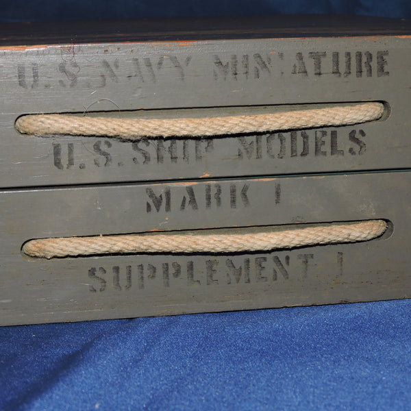 US Navy Ship Recognition Model Kit Mark I Supplement I WWII
