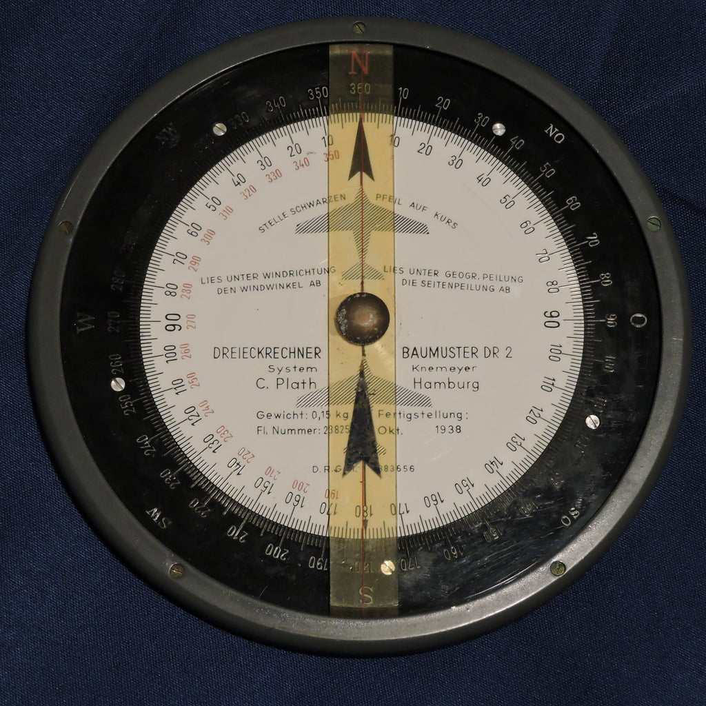 Luftwaffe Dreieckrechner DR 2 Flight Computer Fl.23825 1938
