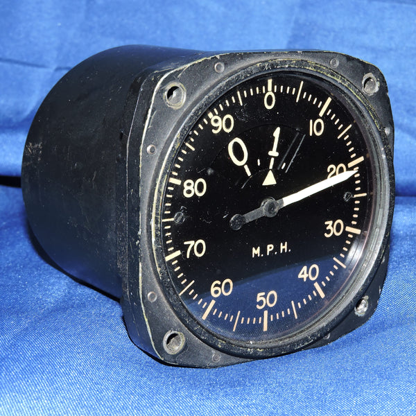 Airspeed Indicator, Sensitive, 700MPH, Type AN5862-W2, US Army Air Force, WWII